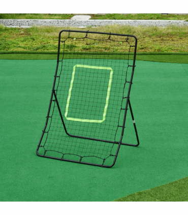 Rebounder Net Target Ball Kickback Baseball Training Equipment Play HOMCOM