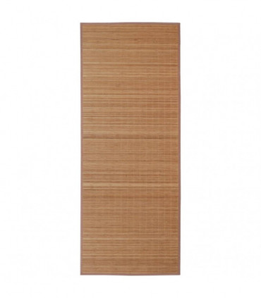 Rectangular Brown Bamboo Rug 120 x 180 cm