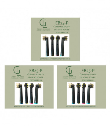 Recyclable Oral b head replacement toothbrush 3 Packs