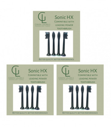 Recyclable Sonic HX head replacement toothbrush 3 Packs