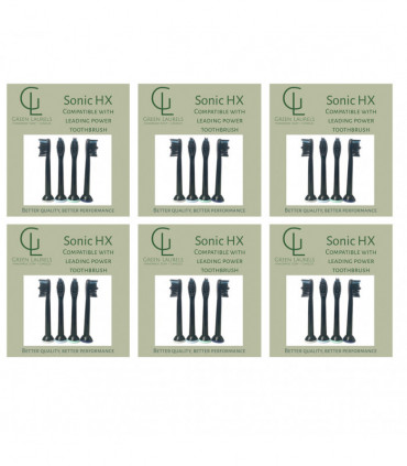 Recyclable Sonic HX head replacement toothbrush 6 Packs