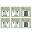 Recyclable Sonic HX head replacement toothbrush 6 Packs