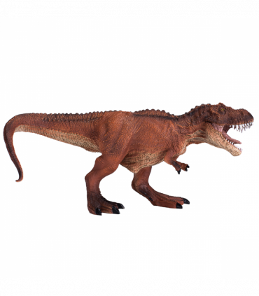 Red T-Rex Hunting Dinosaur Toy  Realistic Prehistoric Figure