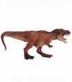Red T-Rex Hunting Dinosaur Toy  Realistic Prehistoric Figure
