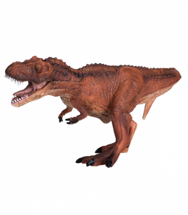 Red T-Rex Hunting Dinosaur Toy  Realistic Prehistoric Figure