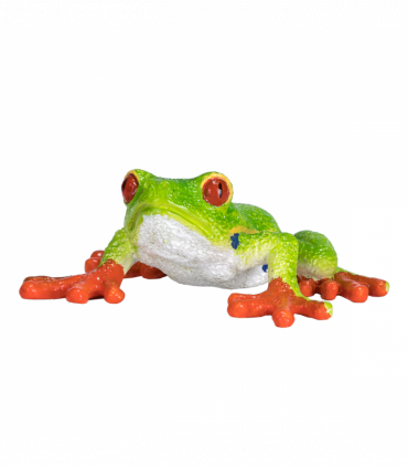 Red-Eyed Tree Frog Toy  Realistic Rainforest Amphibian Figure