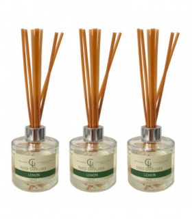 Reed Diffuser Oil Based 100ml Lemon Pack of 3