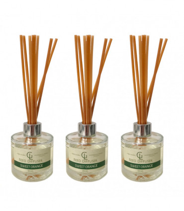 Reed Diffuser Oil Based 100ml Sweet Orange Pack of 3
