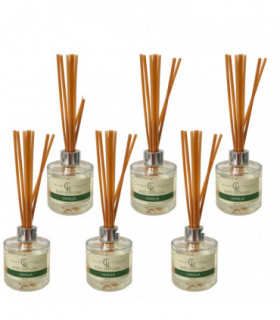 Reed Diffuser Oil Based 100ml Vanilla Pack of 6