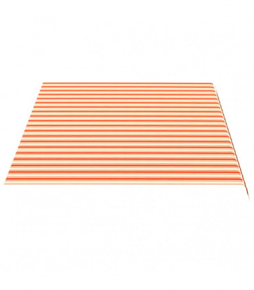 Replacement Fabric for Awning Yellow and Orange 4.5x3 m