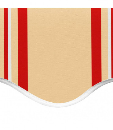 Replacement Fabric for Awning Yellow and Orange 4.5x3 m