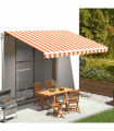 Replacement Fabric for Awning Yellow and Orange 4.5x3.5 m
