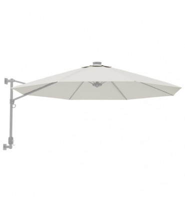 vidaXL Replacement Fabric for Cantilever Umbrella Sand White 350 cm