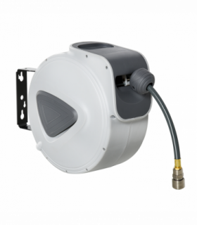 Retractable Air Hose Reel 10m+90cm Hose Diameter 3/8" 9.5mm Hose Connector 1/4"