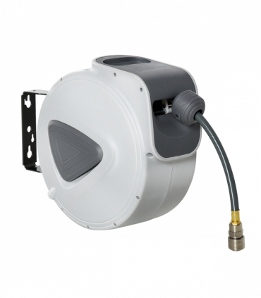 Retractable Air Hose Reel 10m+90cm Hose Diameter 3/8" 9.5mm Hose Connector 1/4"