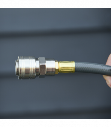 Retractable Air Hose Reel 10m+90cm Hose Diameter 3/8" 9.5mm Hose Connector 1/4"