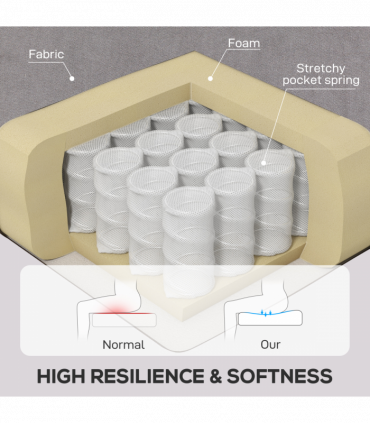 Retro Accent Chair Wingback Armchair with Wood Frame for Living Room Grey