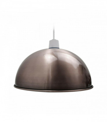 Retro Dome Easy Fit Light Shades Modern Ceiling Pendant Lampshades Metal colors