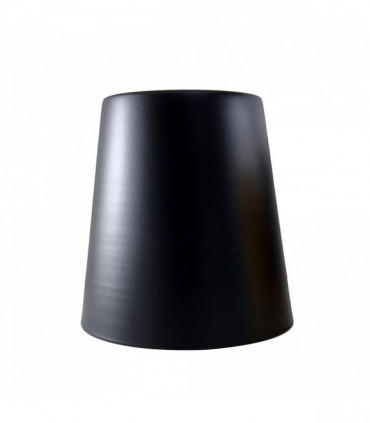 Retro Easy Fit Light Shade 13cm Metal E27 Matt Black Lampshade