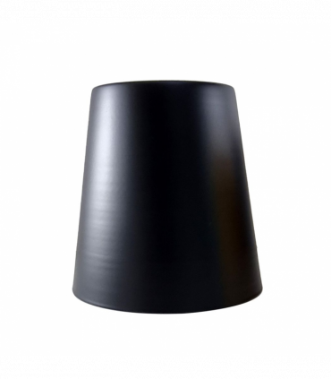 Retro Easy Fit Light Shade 13cm Metal E27 Matt Black Lampshade