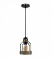 Retro Industrial Brushed Copper Ceiling Pendant Indoor Lighting Metal Bird Cage Shade Hanging Lamp