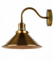 Retro Industrial Swan Neck Wall Light Indoor Sconce Metal Cone Shape Shade For  Basement, Bedroom, Dining Room, Garage