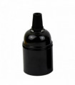 Retro Style Screw E27 Light Bulb Lamp Holder Base Pendant Socket Bulb Holder Edison Screw Black Plastic Lamp holder