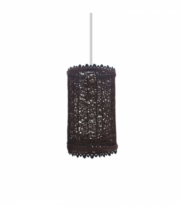 Retro Vintage 1cm Hole Barrel Cage Design Lampshade Easy Fit E27 Base Rattan Style Lamp Light Shades