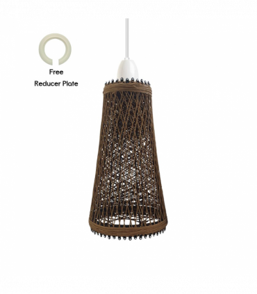 Retro Vintage 4cm Hole Barrel Cage Design Lampshade Easy Fit