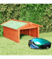 Robotic Lawn Mower Garage 72x87x50 cm Solid Firwood