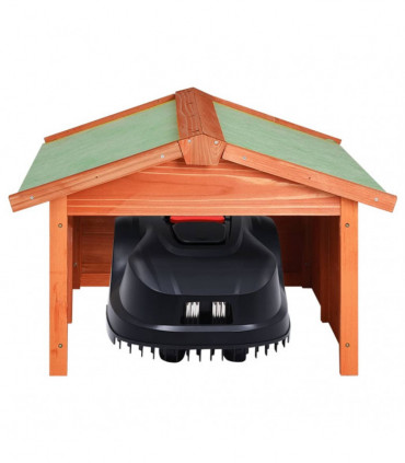 Robotic Lawn Mower Garage 72x87x50 cm Solid Firwood