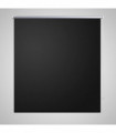 Roller Blind Blackout 100 x 230 cm Black