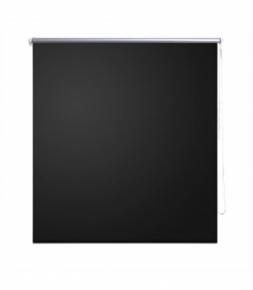 Roller Blind Blackout 160 x 175 cm Black
