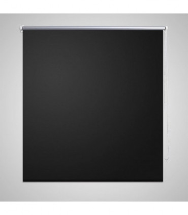 Roller Blind Blackout 160 x 230 cm Black