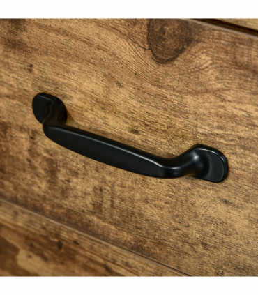 Rolling File Cabinet with 3 Drawers, Under Desk Mobile Filing Organizer HOMCOM