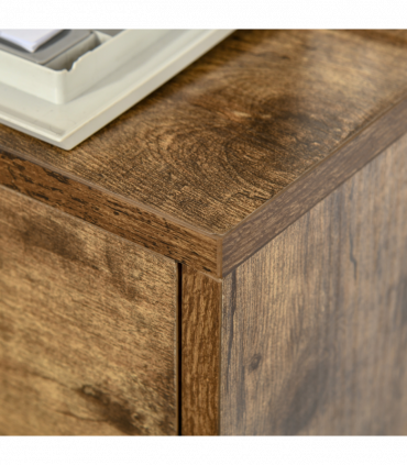 Rolling File Cabinet with 3 Drawers, Under Desk Mobile Filing Organizer HOMCOM