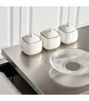 Rolling Kitchen Cart Storage Trolley with Drawer Towel Rail Steel Black HOMCOM