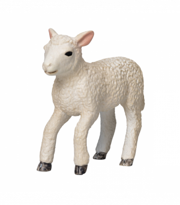 Romney Sheep Lamb Running  Realistic Farm Animal Figurine