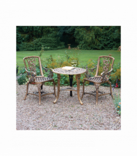 Rose Armchair Patio Set - Bronze