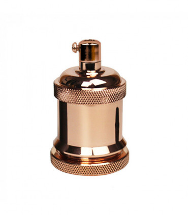 Rose Gold E27 Metal Lamp/Bulb Holder Ideal for Vintage Edison Filament Bulbs Antique metal~2929