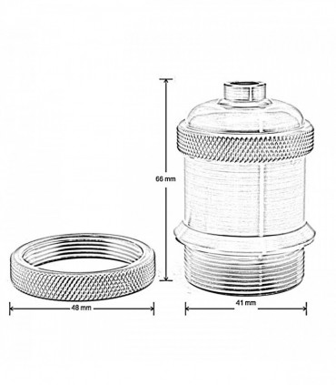 Rose Gold E27 Metal Lamp/Bulb Holder Ideal for Vintage Edison Filament Bulbs Antique metal~2929