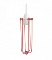 Rose Gold Vintage Industrial Metal Rustic Lampshade Vintage Light Open Wire Frame Lamp Protector Long Cage Shape