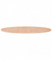 Round Table Top ??90x1.5 cm Solid Wood Oak