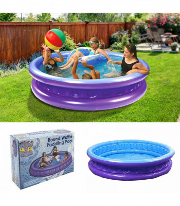 Round Waffle Paddling Pool 182 x 35cm