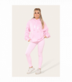 Ruched Sleeves Plus Size Hoodie with Satin Ribbon - Stylish Comfort