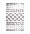 vidaXL Rug Washable 160x230 cm Black and White Anti Slip