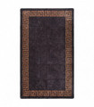Rug Washable 190x300 cm Black and Gold Anti Slip