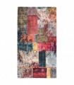 vidaXL Rug Washable Patchwork 190x300 cm Multicolour Anti Slip