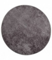 vidaXL Rug Washable φ120 cm Grey Anti Slip