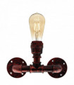 Rustic Red Vintage Industrial Light Holder E27 60W Dimmable NonDimmable Bulb